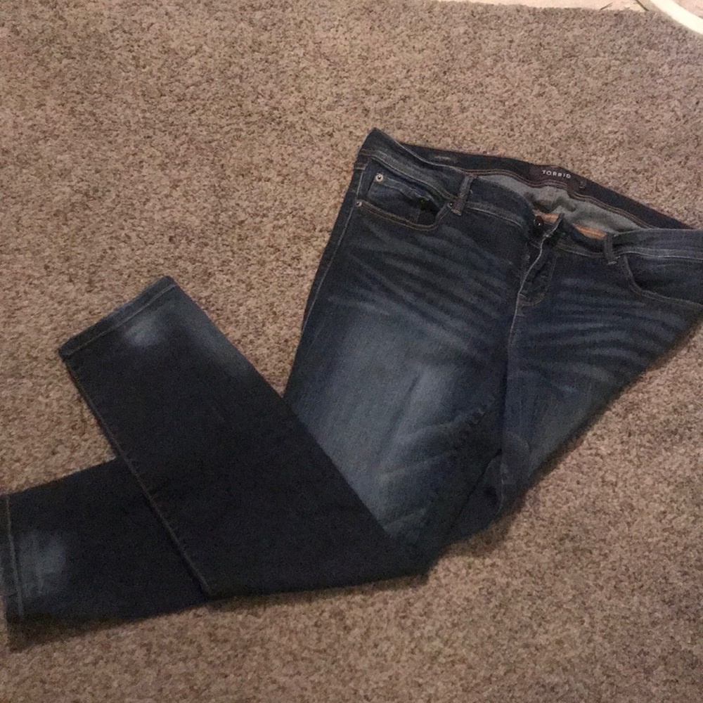 Torrid Luxe Skinny Jeans Size 18R